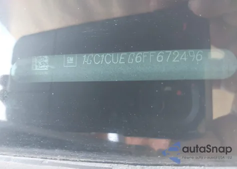 2015 Chevrolet Silverado 2500Hd Wt from USA, damaged, VIN 1GC1CUEG6FF672496